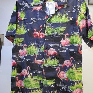Aloha Republic 100% Cotton Hawaiian Pocketed Shirt
